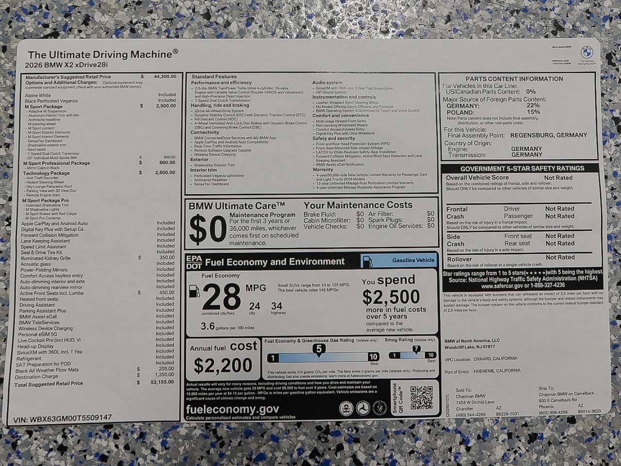 New 2026 BMW X2 xDrive28i image 16