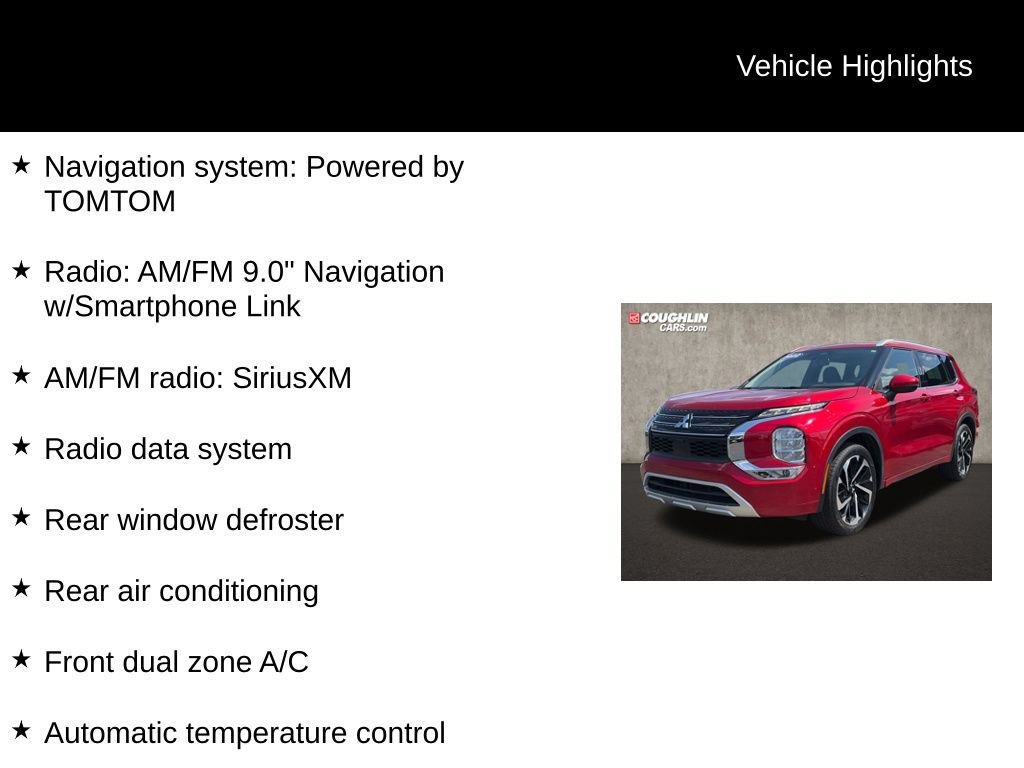 Used 2022 Mitsubishi Outlander SEL AWD/4WD video 2