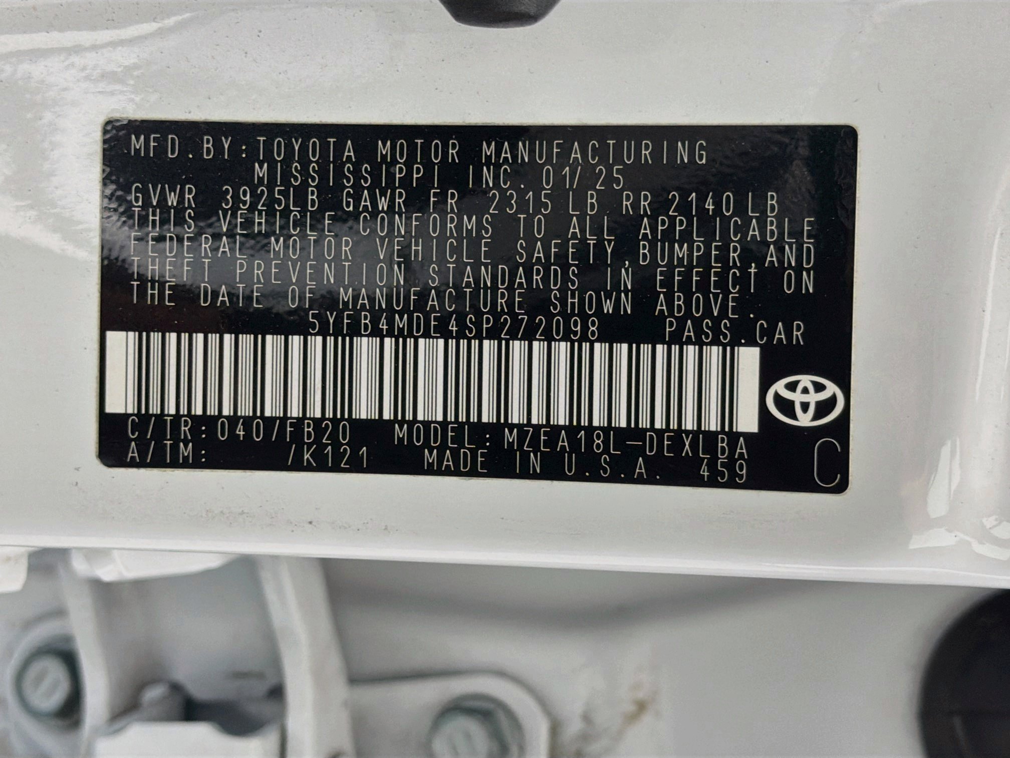 Used 2025 Toyota Corolla LE FWD image 12