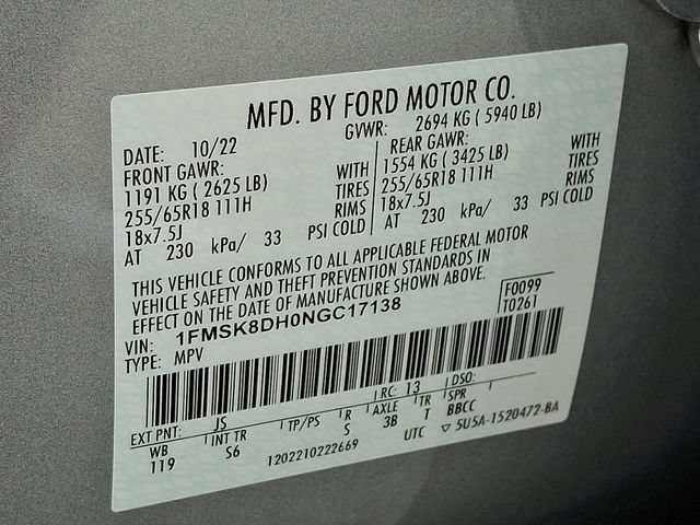 Used 2022 Ford Explorer XLT w/ Equipment Group 202A AWD/4WD image 28