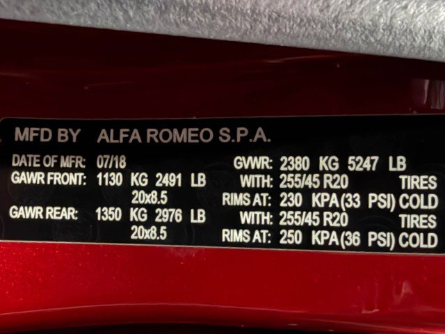 Used 2018 Alfa Romeo Stelvio Ti Sport image 43