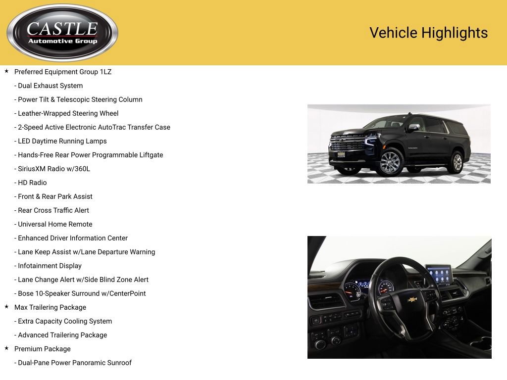 Used 2021 Chevrolet Suburban Premier w/ Premium Package image 8