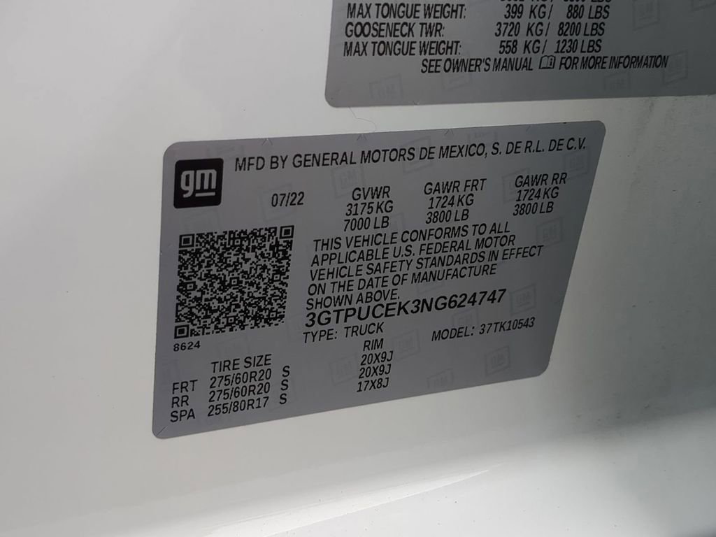 Used 2022 GMC Sierra 1500 Elevation image 35