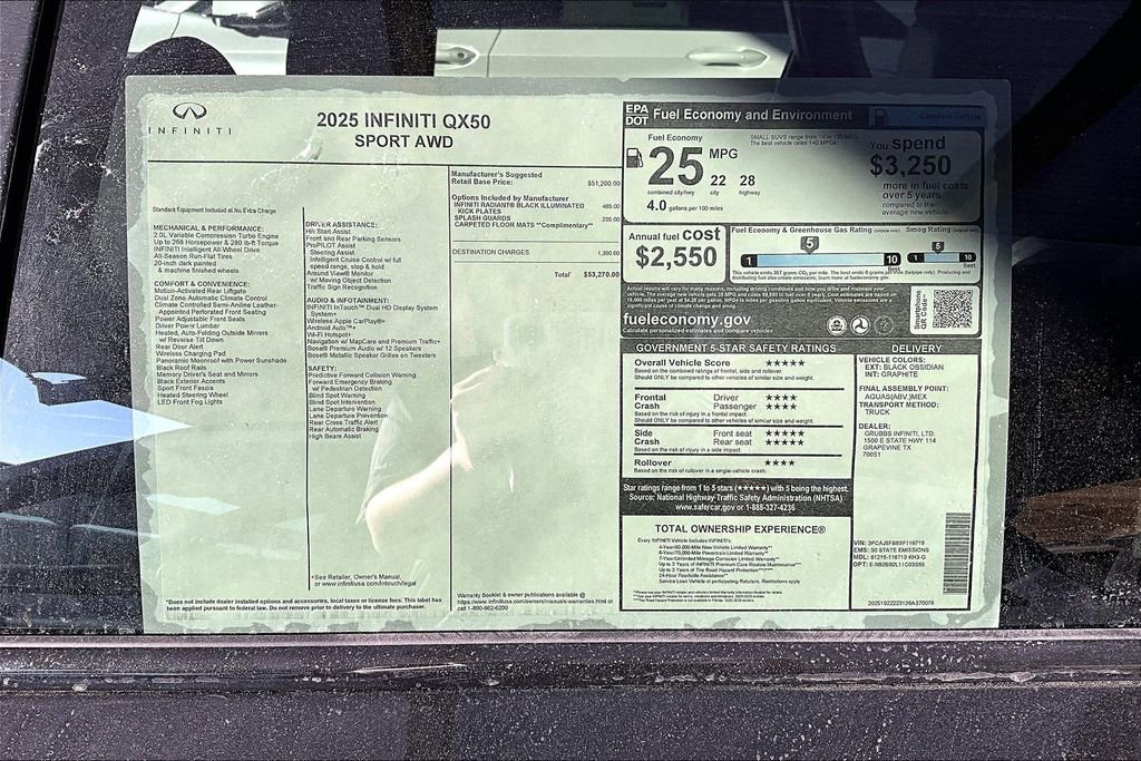 New 2025 INFINITI QX50 Sport image 23