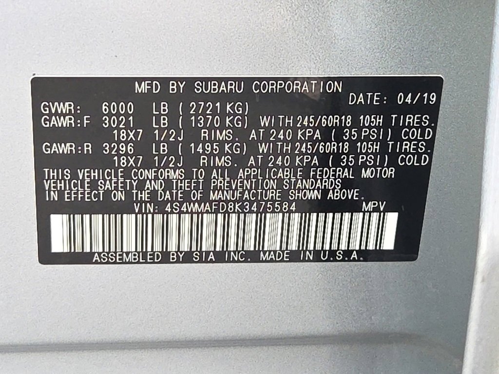 Used 2019 Subaru Ascent Premium w/ Popular Package #3 image 30