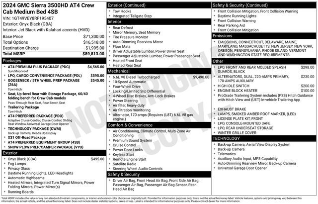 Used 2024 GMC Sierra 3500 AT4 w/ AT4 Premium Plus Package image 27