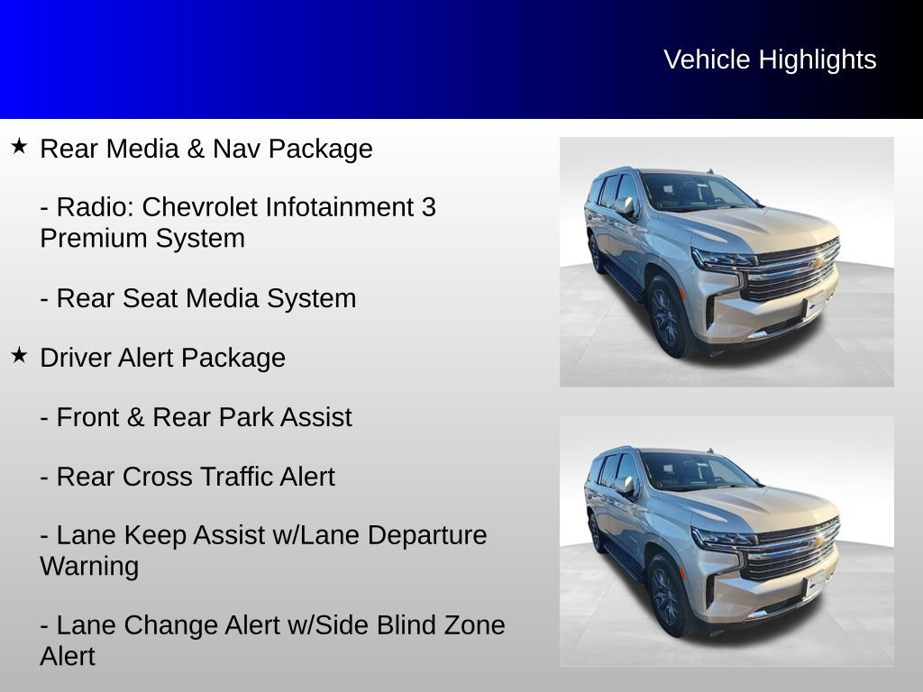 Used 2021 Chevrolet Tahoe LT w/ Luxury Package image 20