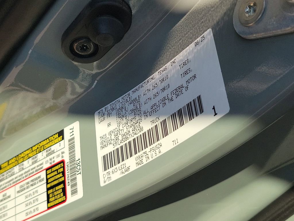 New 2026 Toyota Tundra SR5 image 49