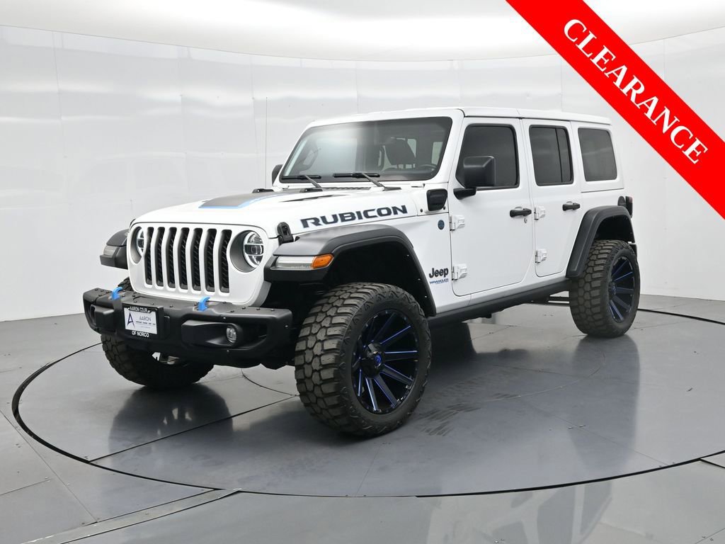 Used 2021 Jeep Wrangler Unlimited Rubicon 4xe w/ Steel Bumper Group image 2