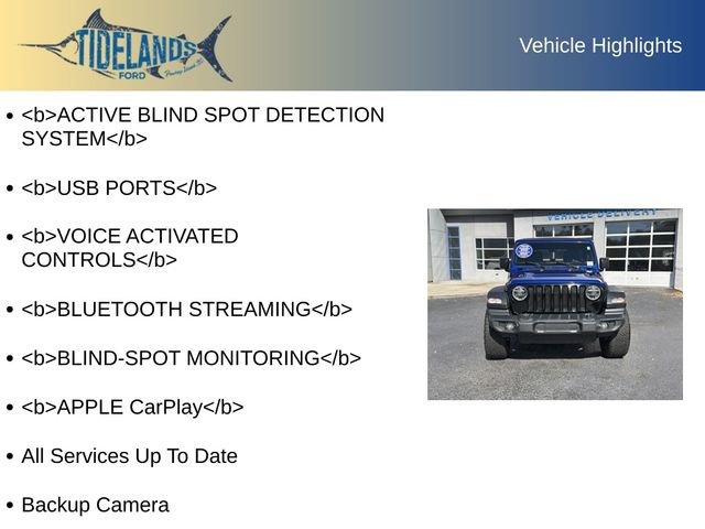 Used 2020 Jeep Wrangler Unlimited Willys image 12