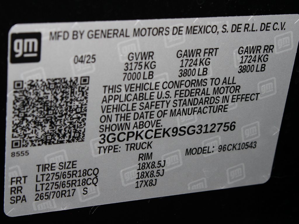 Used 2025 Chevrolet Silverado 1500 Custom Trail Boss image 61