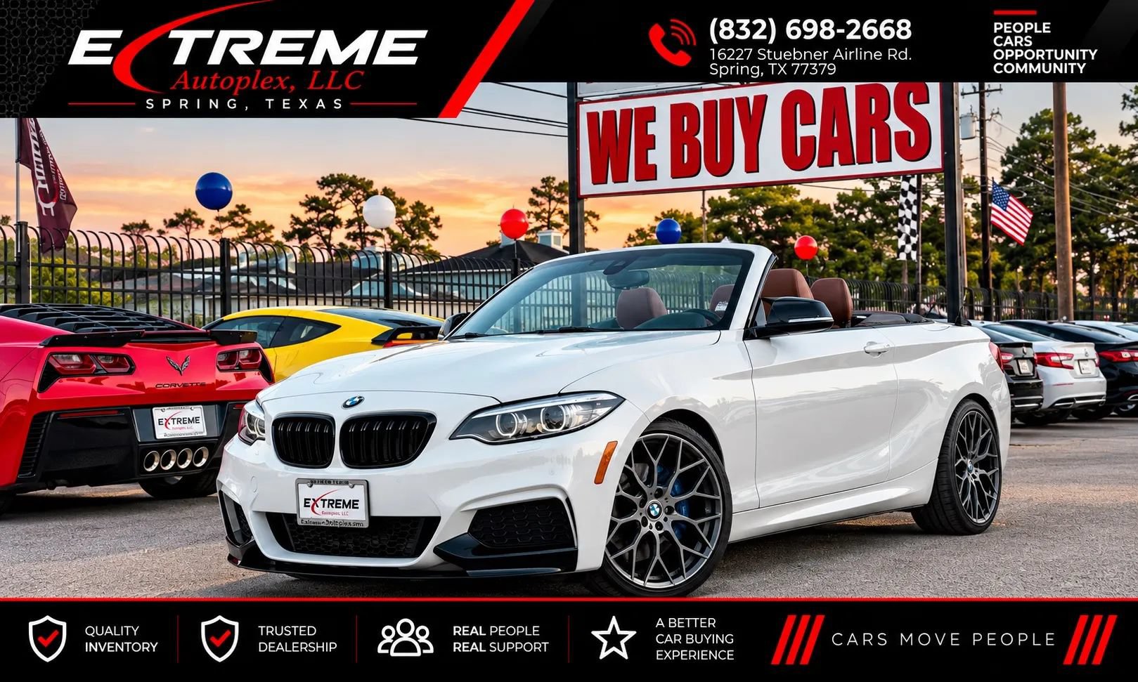Used 2016 BMW 228i Convertible RWD image 1