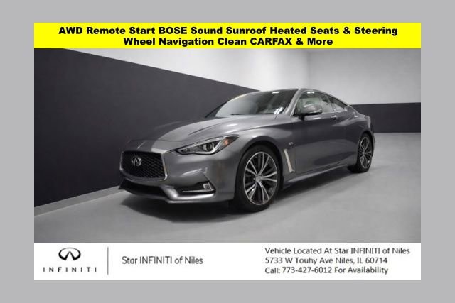 Used 2018 INFINITI Q60 3.0t Luxe w/ Sensory Package 3.0T Luxe