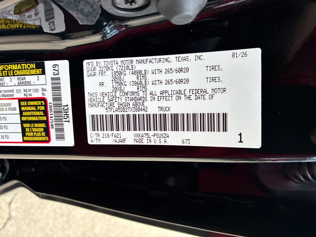 New 2026 Toyota Tundra SR5 image 53