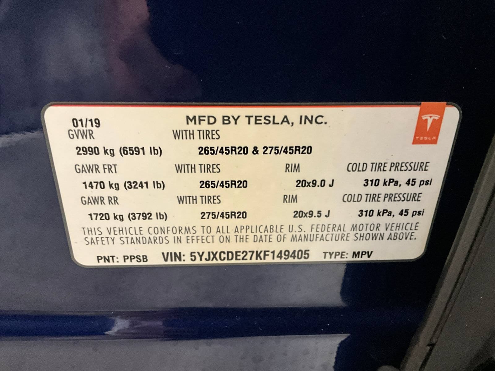Used 2019 Tesla Model X 75D AWD/4WD image 30