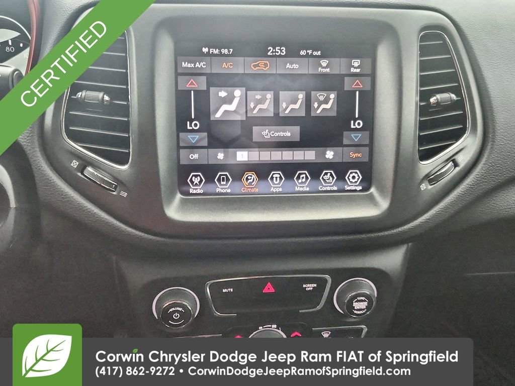 Certified 2020 Jeep Compass Trailhawk w/ Cold Weather Group image 25