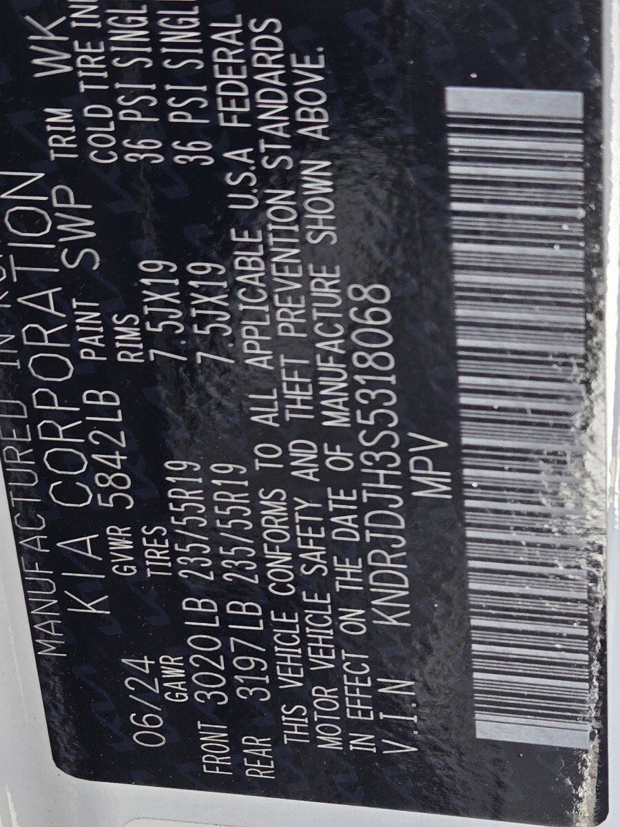 New 2025 Kia Sorento EX image 19