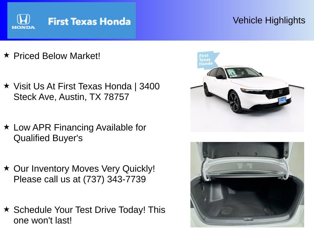 New 2026 Honda Accord SE image 5