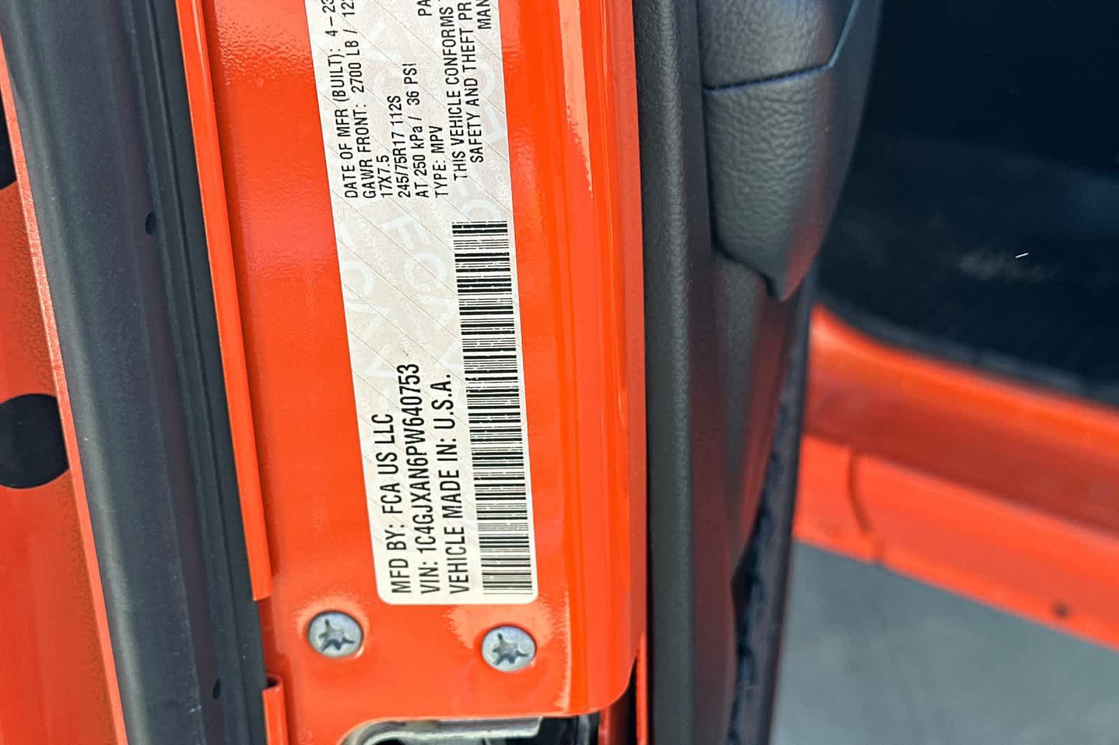Used 2023 Jeep Wrangler Sport AWD/4WD image 32