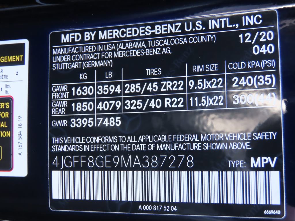 Certified 2021 Mercedes-Benz GLS 580 4MATIC image 21