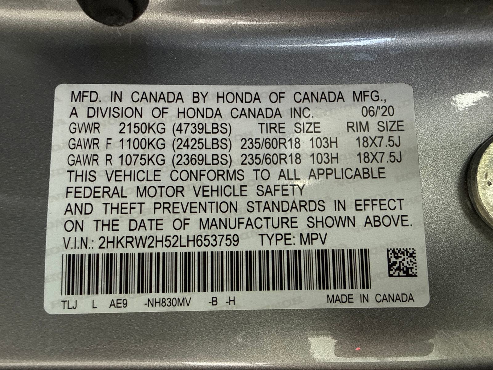 Used 2020 Honda CR-V EX image 54