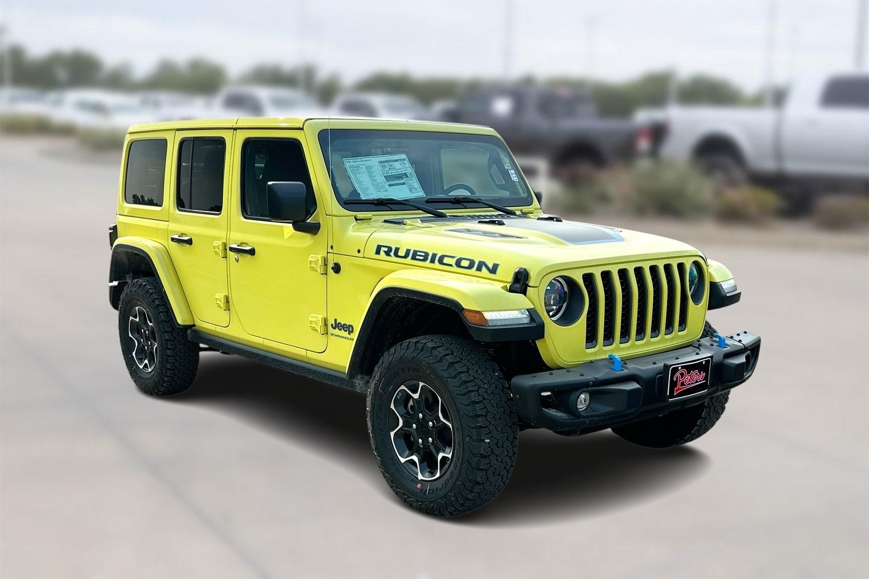 New 2023 Jeep Wrangler Unlimited Rubicon 4xe w/ Steel Bumper Group