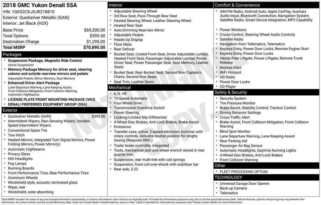 Used 2018 GMC Yukon Denali image 32