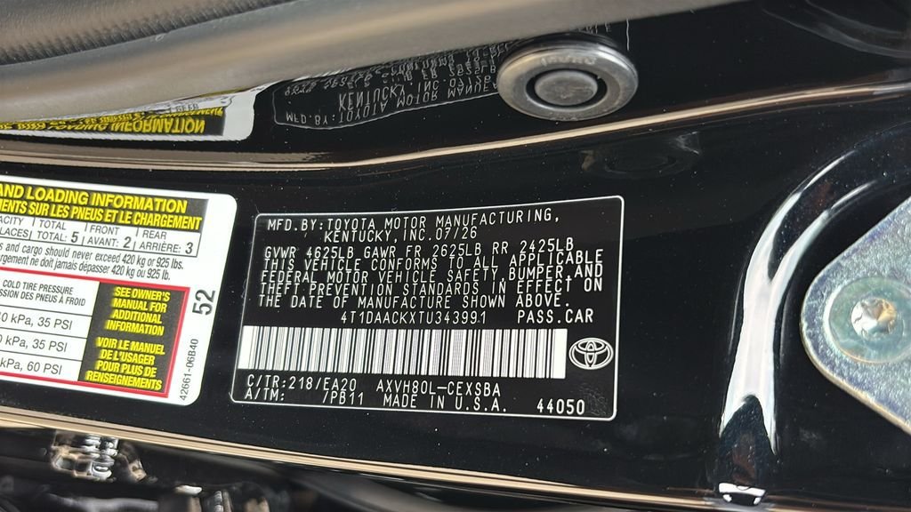 New 2026 Toyota Camry SE FWD image 35