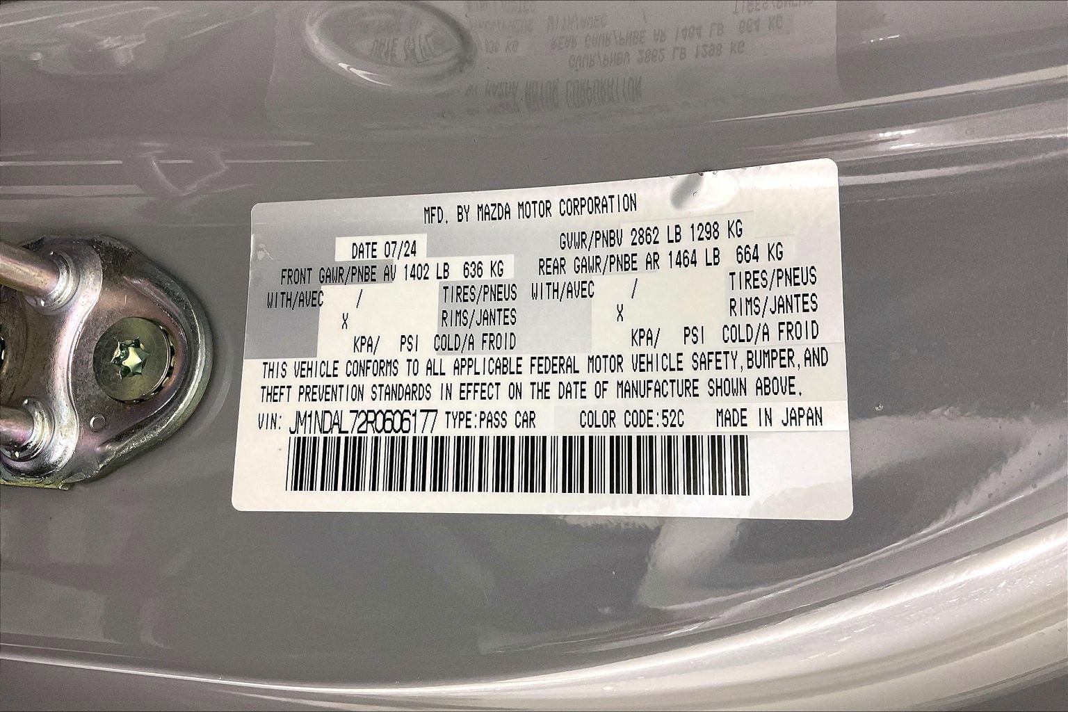 Used 2024 MAZDA MX-5 Miata RF Club w/ Interior Package RWD image 33