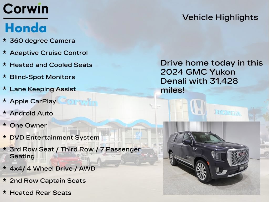 Used 2024 GMC Yukon Denali w/ Denali Reserve Package AWD/4WD image 7