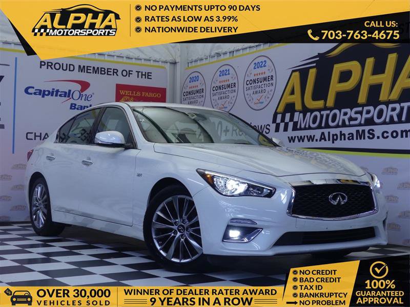 Used 2019 INFINITI Q50 Luxe w/ Essential Package (3.0T Luxe) AWD/4WD image 1