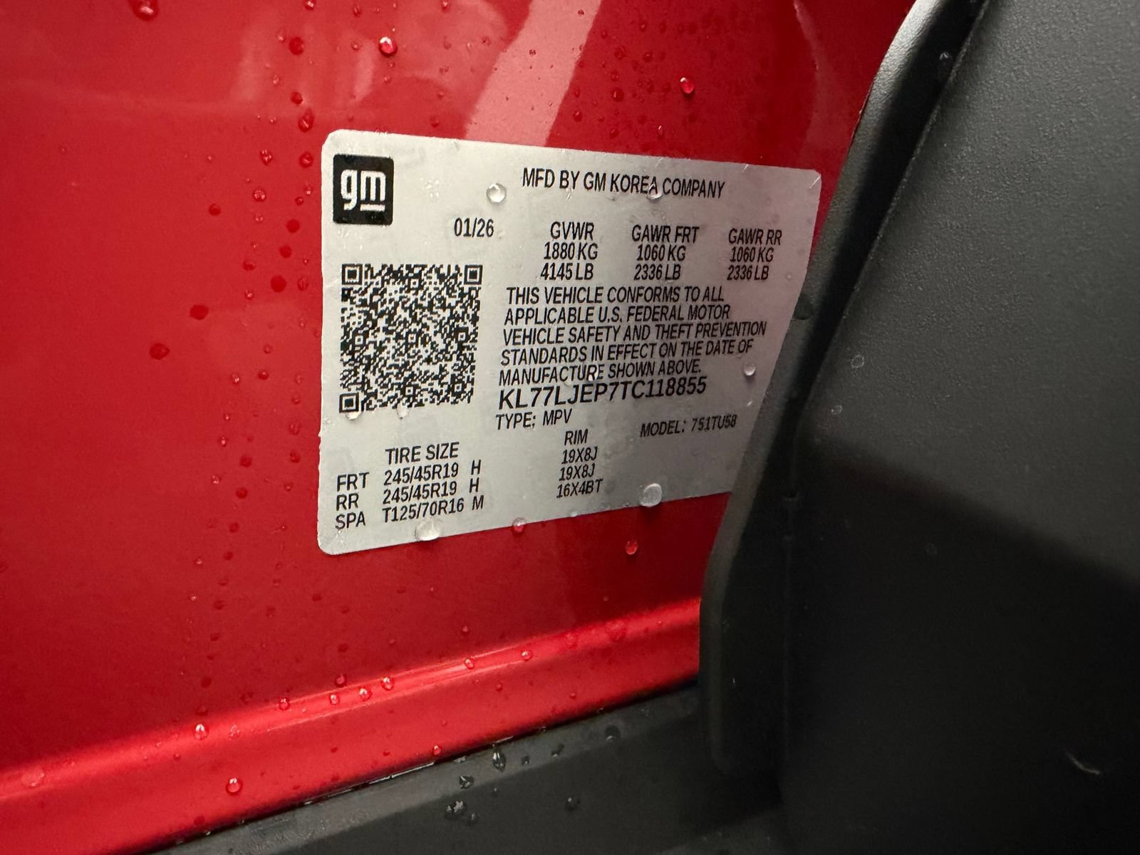 New 2026 Chevrolet Trax RS FWD image 17