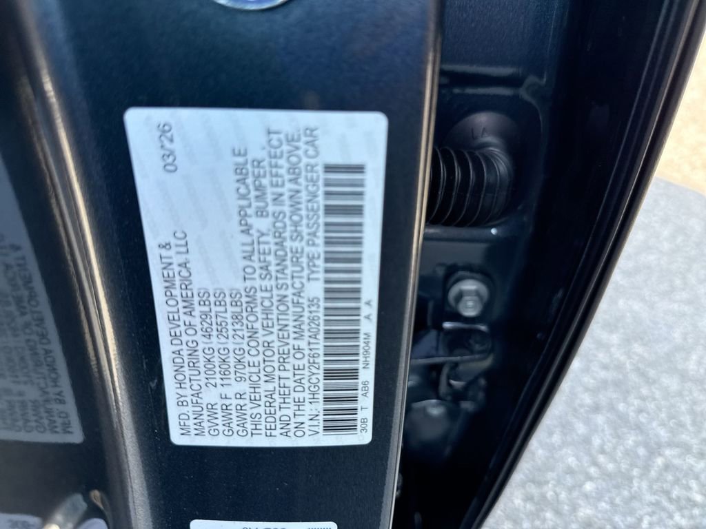 New 2026 Honda Accord EX-L image 26