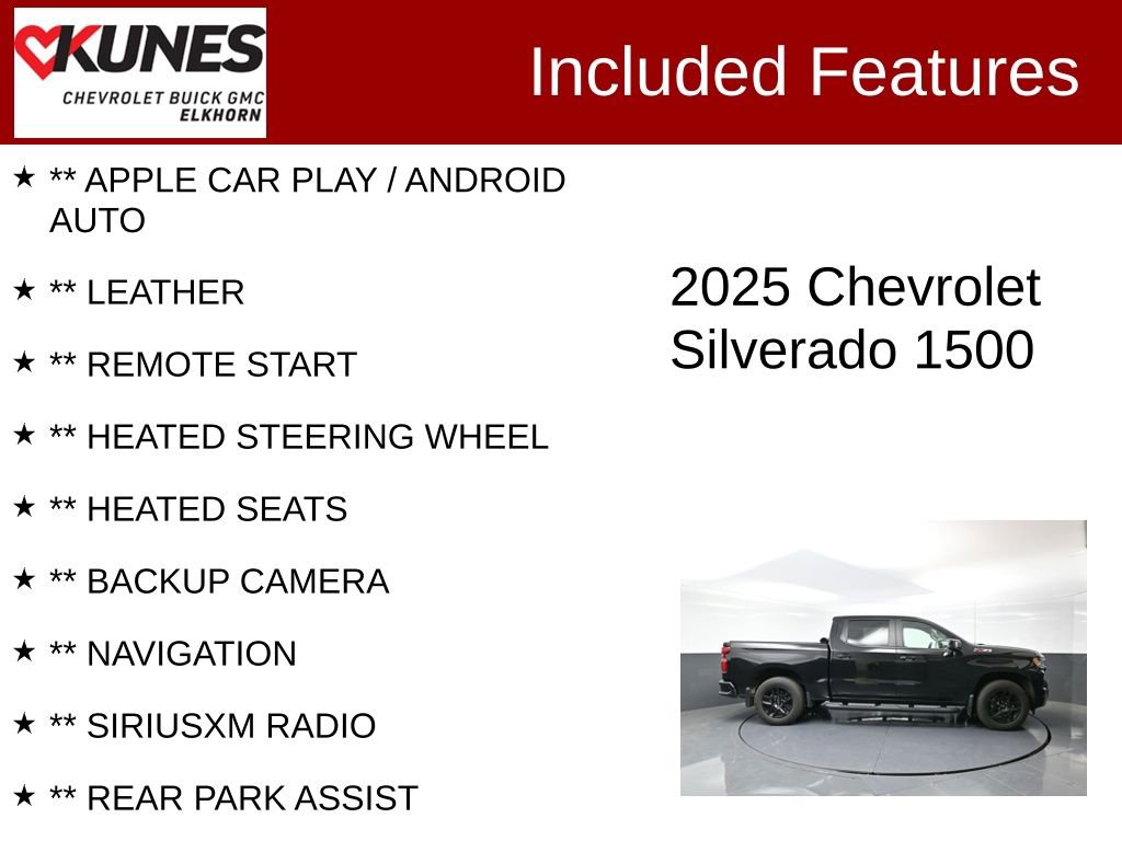 Used 2025 Chevrolet Silverado 1500 RST w/ All Star Edition Plus image 2