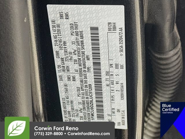 Used 2020 Ford Escape Titanium w/ Titanium Premium Package 2.0 AWD/4WD image 37