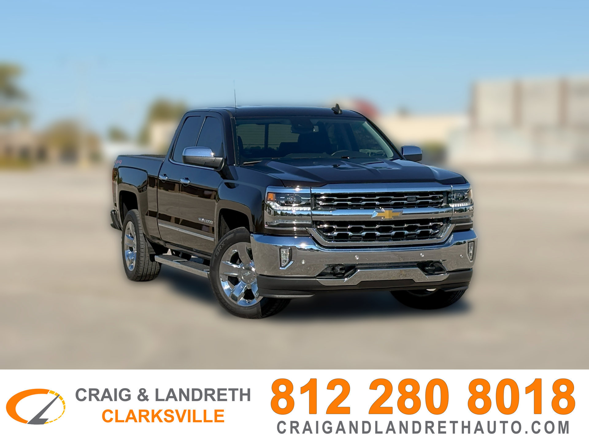 Used 2018 Chevrolet Silverado 1500 LTZ w/ Sport Package AWD/4WD image 1