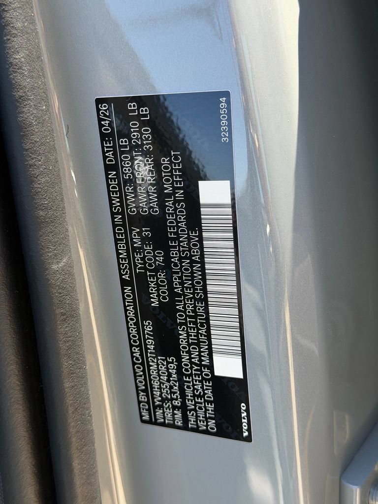 New 2026 Volvo XC60 T8 Ultra w/ Climate Package AWD/4WD image 34