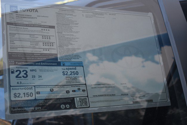 New 2026 Toyota 4Runner Trailhunter AWD/4WD image 14