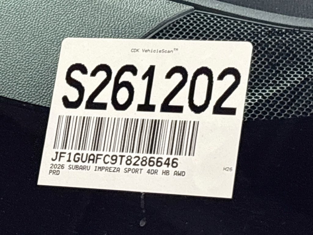 New 2026 Subaru Impreza 2.0i Sport AWD/4WD image 25