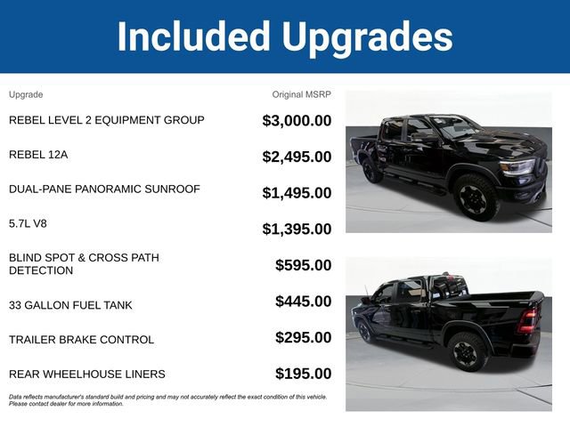 Used 2019 RAM 1500 Rebel w/ Rebel Level 2 Equipment Group AWD/4WD image 5