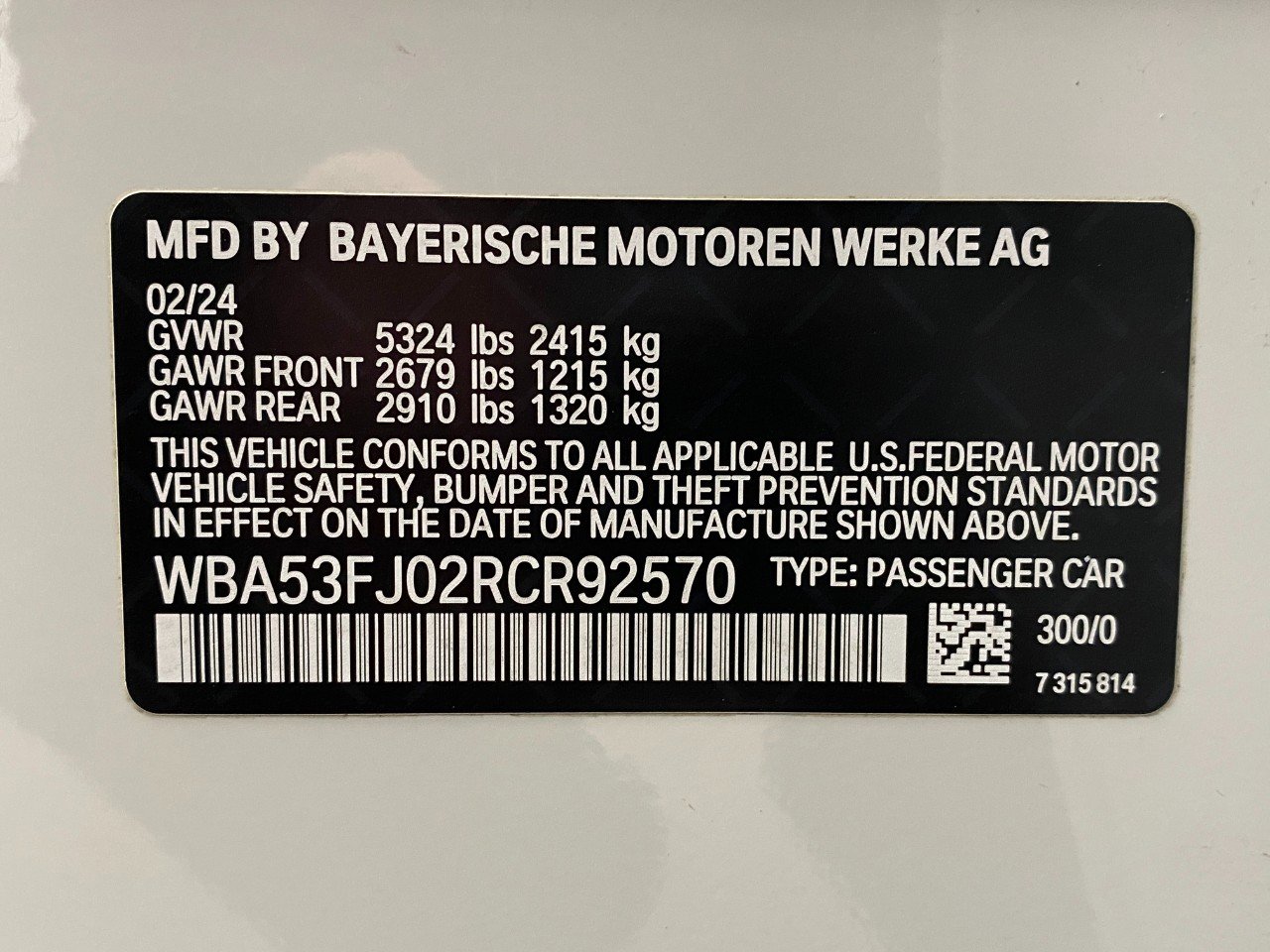 Certified 2024 BMW 530i xDrive w/ Convenience Package image 34