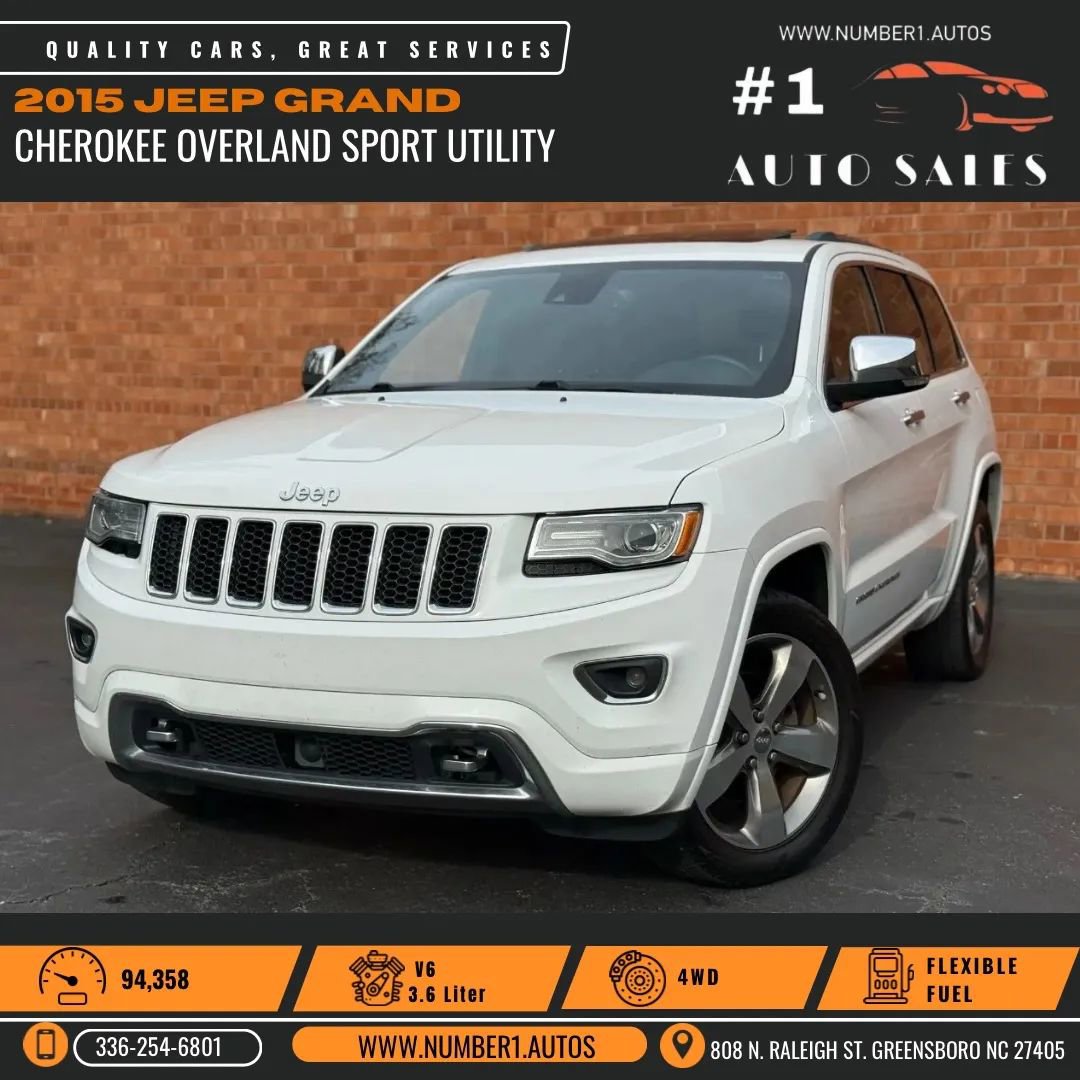 Used 2015 Jeep Grand Cherokee Overland w/ Advanced Technology Group image 1
