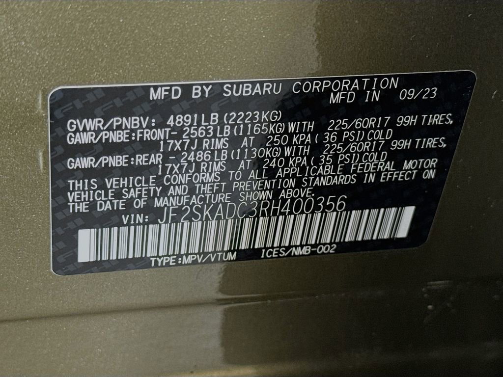 Certified 2024 Subaru Forester Premium w/ POP Package 3 AWD/4WD image 42