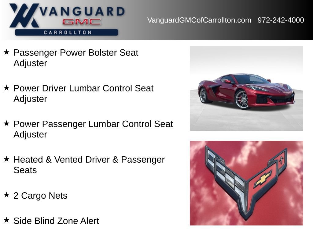 Used 2025 Chevrolet Corvette Z06 w/ Stealth Interior Trim Package RWD image 18