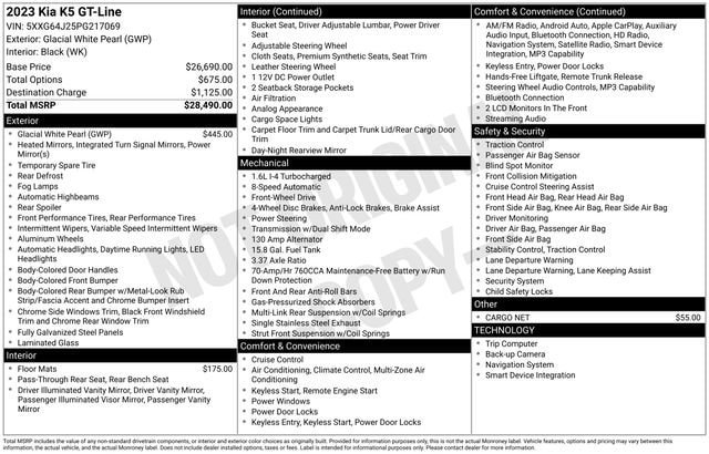 Used 2023 Kia K5 GT-Line FWD image 32