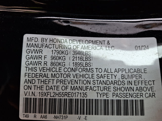 Certified 2024 Honda Civic LX image 26