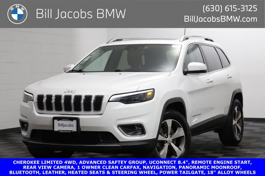 Used 2020 Jeep Cherokee Limited w/ Advanced Safety Group AWD/4WD image 1