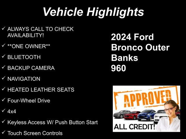 Used 2024 Ford Bronco Outer Banks w/ Sasquatch Package image 9