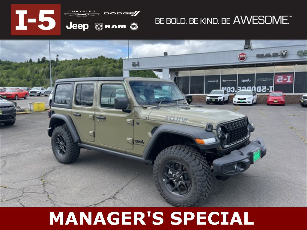 New 2025 Jeep Wrangler Willys