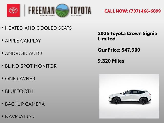 Certified 2025 Toyota Crown Signia w/ Advanced Technology Package AWD/4WD image 9